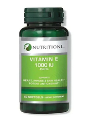 Nutritionl Vitamin E 1000Iu, 50 Softgels