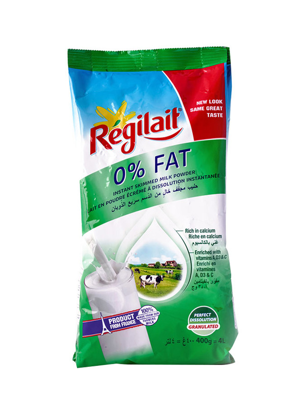 Regilait 0% Fat Instant Skimmed Milk Powder, 400g
