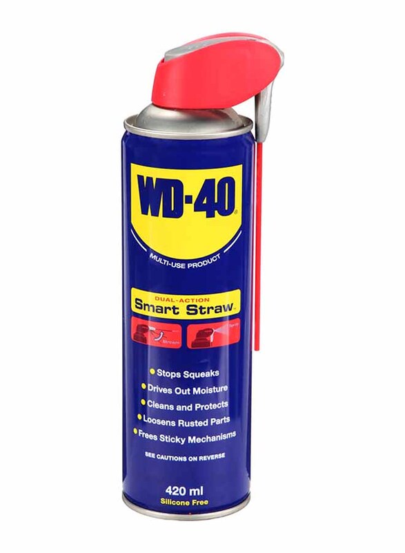 Wd-40 420ml Silicone Free White Smart Strew Cleaner, Blue
