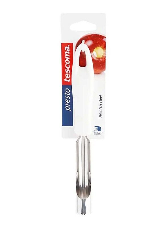

Tescoma Presto Apple Corer, White/Silver