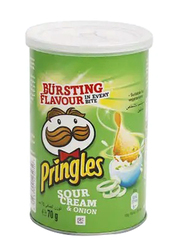 Pringles Sour Cream & Onion Potato Chips, 70gm