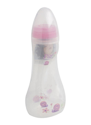 Pur Twist Gripper Bpa Free Nipple Bottle, 250ml, Pink/Clear