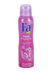 Fa Pink Passion Floral Scent Deodorant Spray for Women, 150 ml