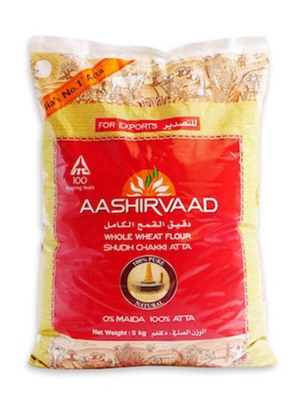 

Aashirvaad Whole Wheat Flour Shudh Chakki Atta, 5 Kg