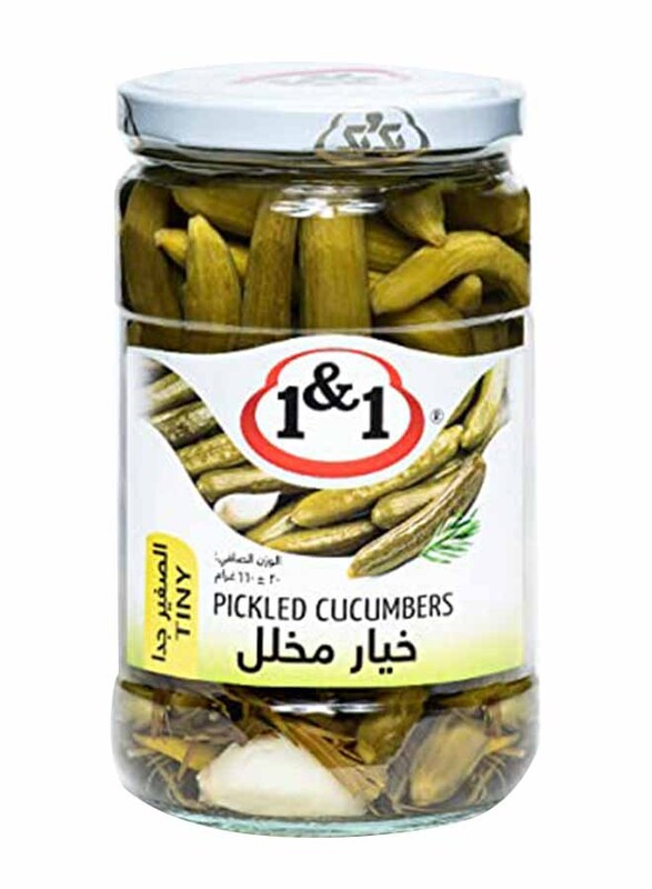 1&1 Pickled Cucumbers Tiny, 660g