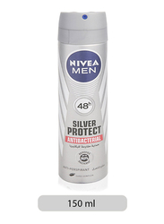 Nivea Men Silver Protect Anti Bacterial Deodorant Spray, 150ml