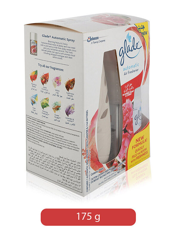 

Glade Blooming Peony & Cherry Automatic Air Freshener, 175g