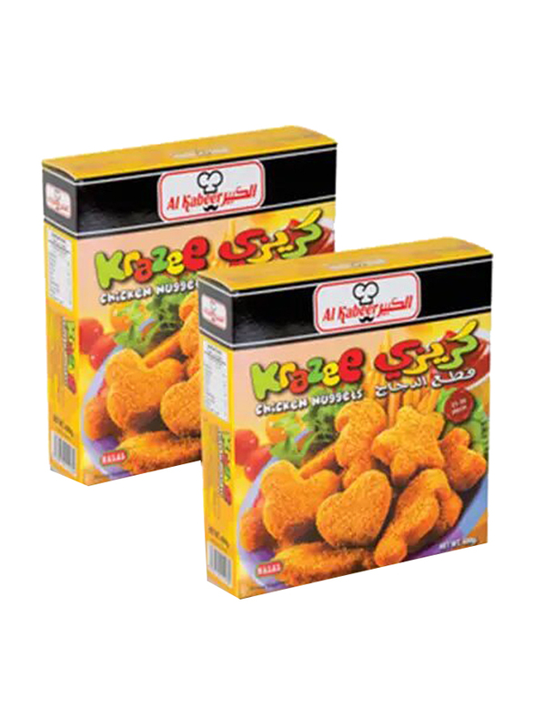 

Al Kabeer Krazee Chicken Nuggets, 2 x 400g