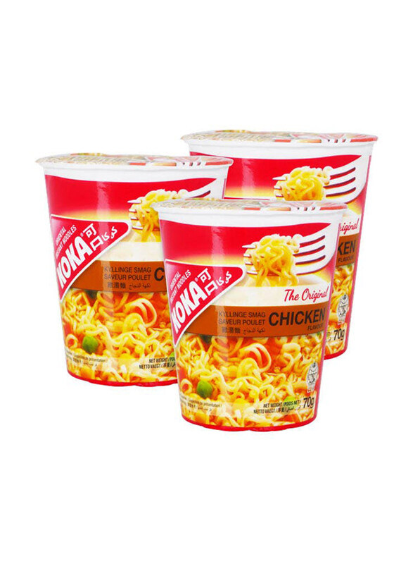 

Koka Cup Noodle Assorted, 3 x 70g