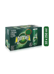 Perrier Carbonated Natural Mineral Water - 10 x 250ml