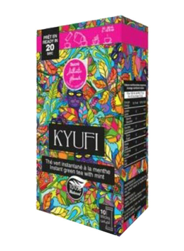 

Kyufi Instant Mint & Sugar Green Tea, 10 Sachets