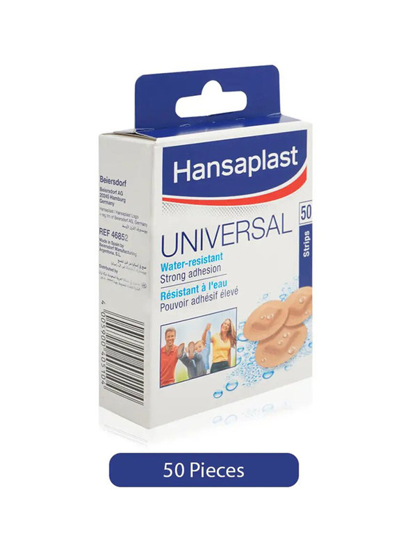 Hansaplast Universal Water - Resistant Bandages - 50 Pieces