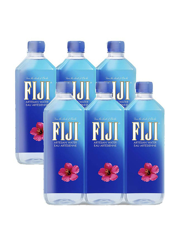 Fiji Natural Artesian Water, 6 x 1 Liter