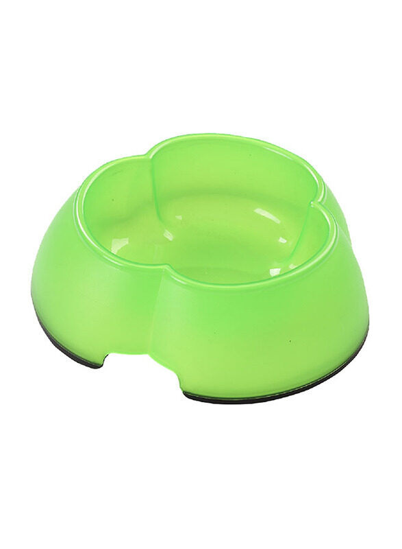 

Pawise 300ml Flower Shaped Dog Bowl, Green