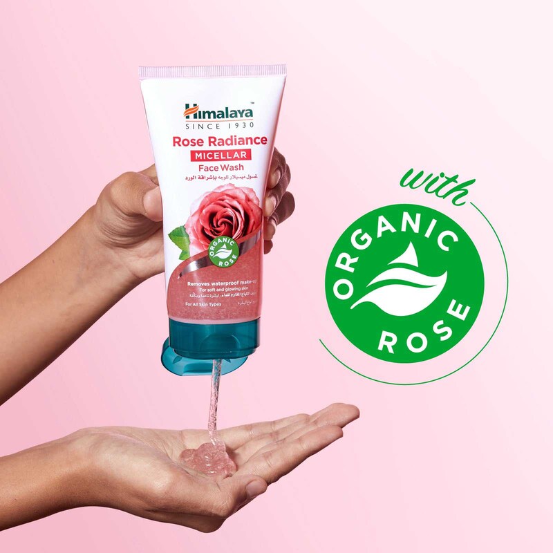 Himalaya Rose Radiance Micellar Face Wash, 150ml