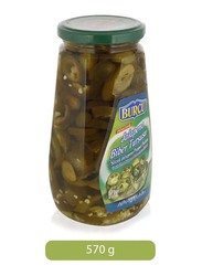 Burcu Sliced Jalapeno Pepper Pickles - 570 g