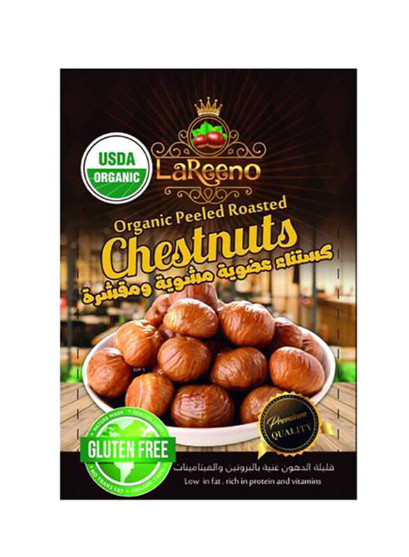 

Lareeno Laree no Organic Peeled Roasted Chestnut, 100g