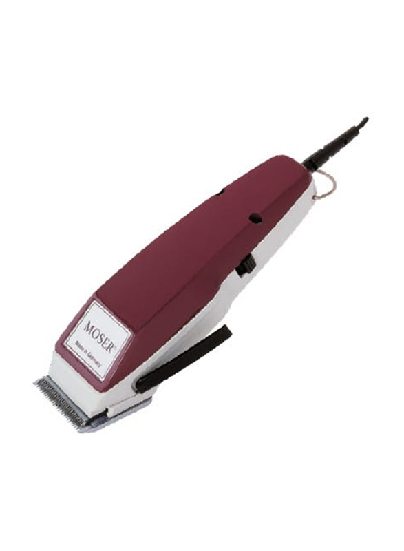 Moser Professional Corded Clipper, 1400-0150, Burgundy/White