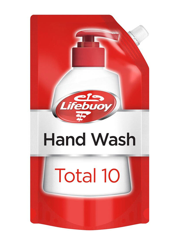 Lifebuoy Hand Wash Total 10 Pouch Refill - 1Ltr