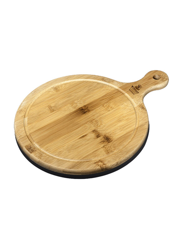 

Wilmax Serving Board with Handle, 34 x 25.5cm, Brown