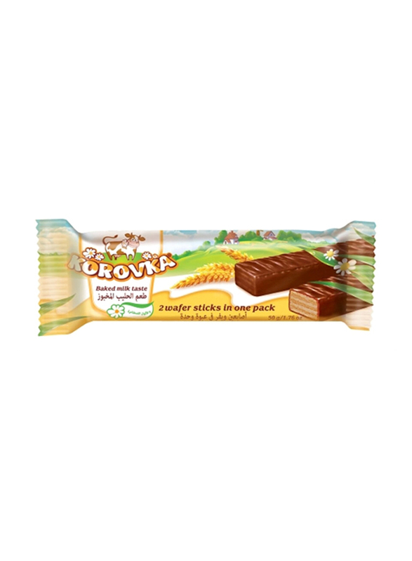 Korovka Wafer Sticks Baked Milk, 50g