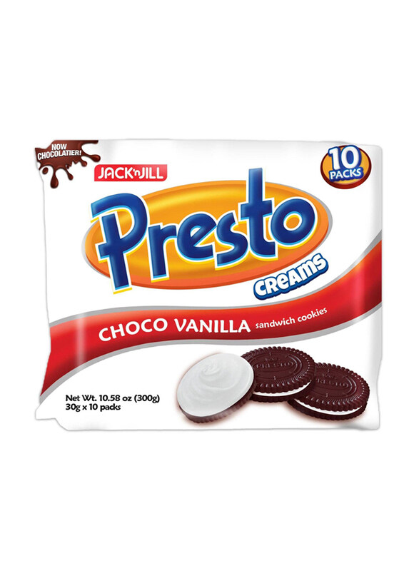 

Jack 'n Jill Creams Cookies Vanilla, 10 Pieces