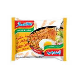 Indomie Spicy Curry Fried Instant Noodles, 5 x 90g