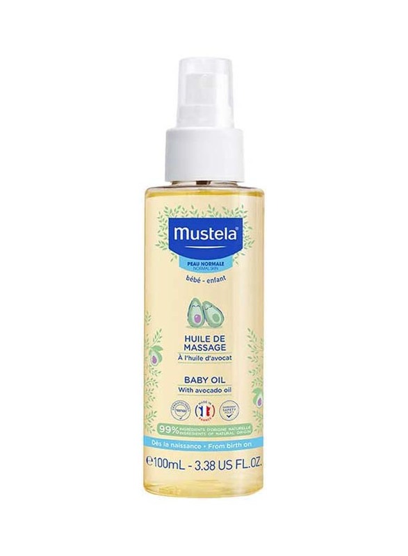 Mustela 100ml Baby Massage Oil for Newborn