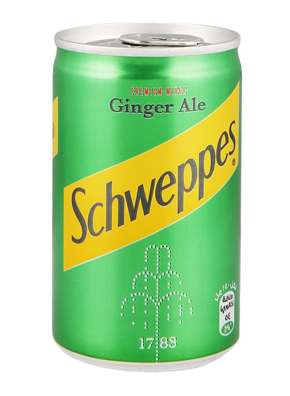 

Schweppes Ginger Ale Single Shrinwrap Soft Drink, 150ml