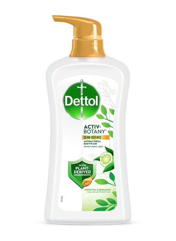 Dettol Active Antibacterial Body Wash Hand Green Tea & Bergamot, 500ml