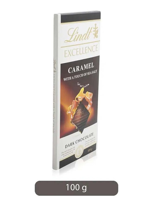 Lindt Excellence Dark Caramel Chocolate Bar - 100g