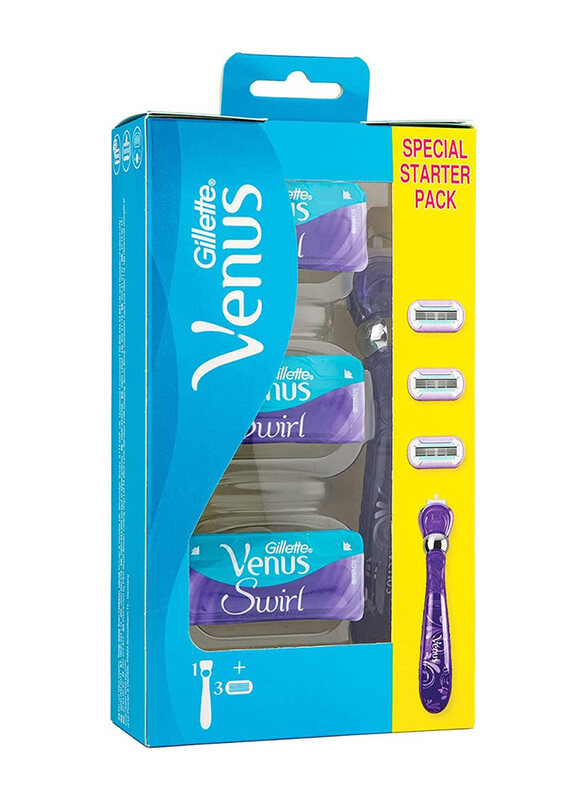 

Gillette Venus Deluxe Smooth Swirl Razor Blade, 3 Pieces