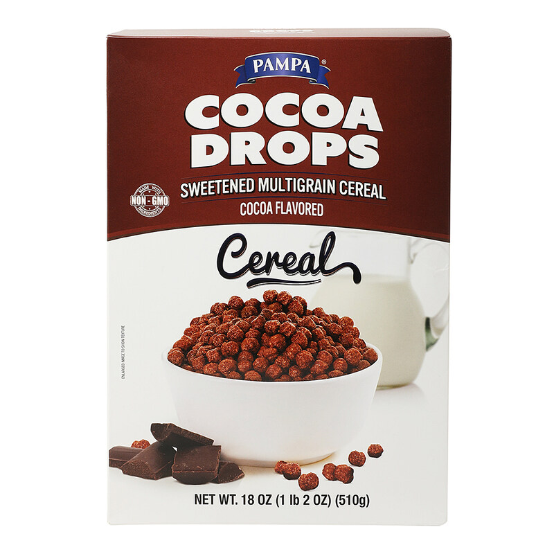 

Pampa Cocoa Drops Sweetened Multigrain Cereal, 510g