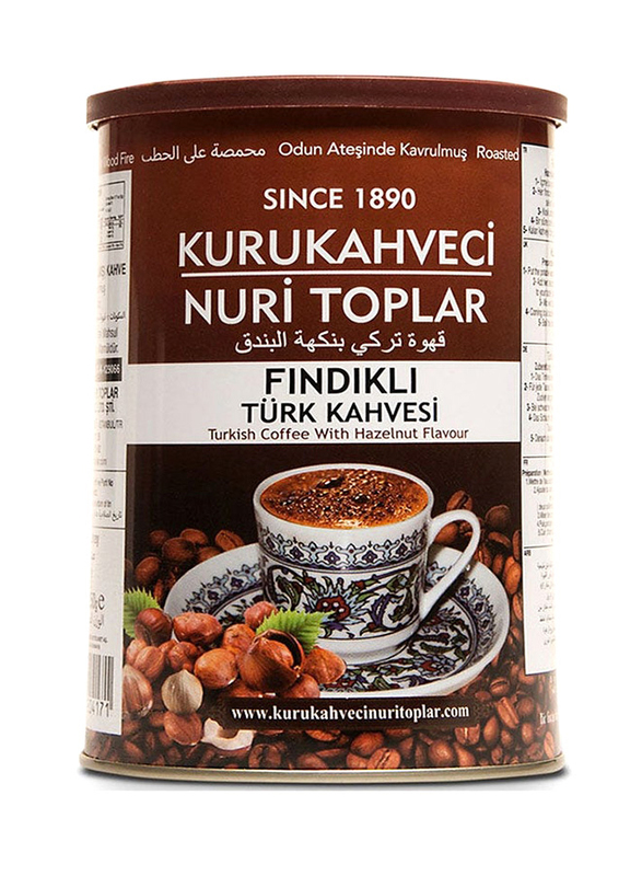 Nuri To-Plar Turkish Coffee Hazelnut, 250g