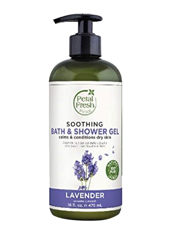 Petal Fresh Soothing Lavender Shower Gel, 16oz