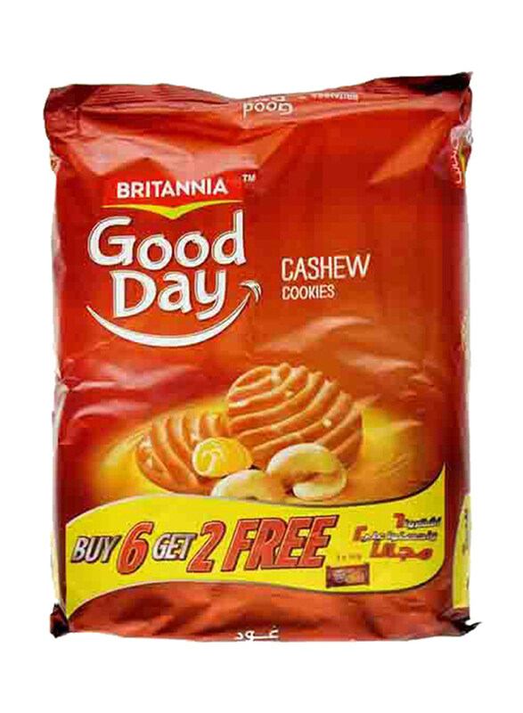 

Britannia Good Day Cashew, 8 x 90g