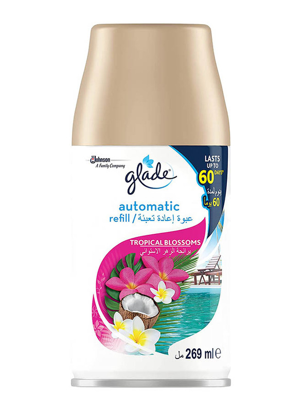 Glade Automatic Spray Refill with Tropical Blossom Scent, 269ml