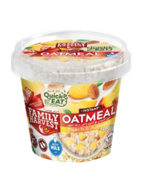 Family Harvest Peach & Almond Oatmeal, 55g