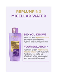 L'Oreal Paris Micellar Makeup Remover with Hyaluronic Acid, 200ml, Purple