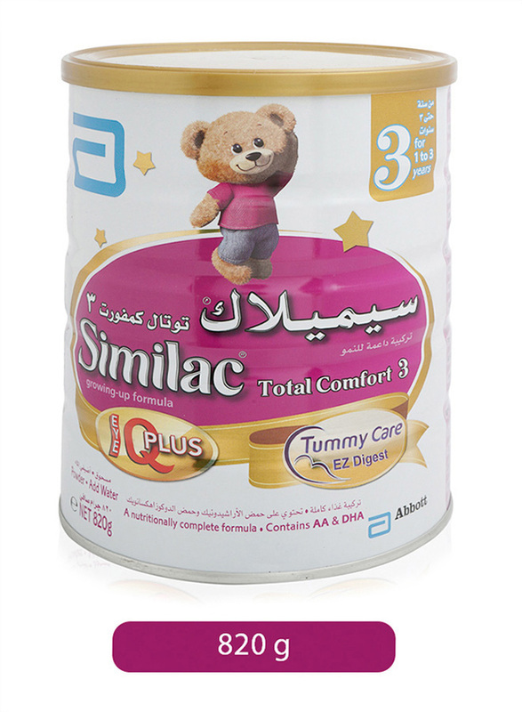 Similac Total Comfort 3 Similac Growing Up Formula Milk, CABN000177, 820g
