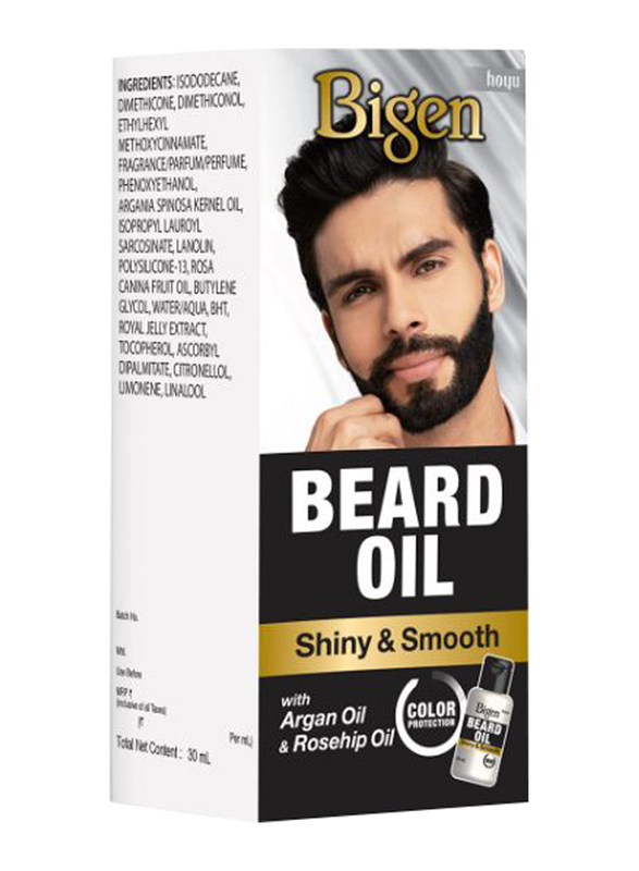 Bigen Shiny & Smooth Beard Oil, 30ml