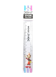 Doms 15cm Zoom Ruler, Clear