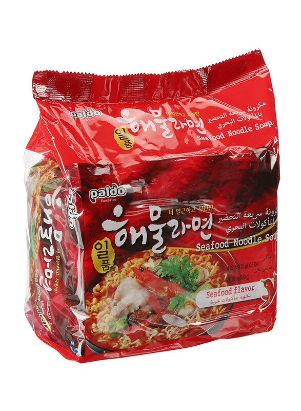 

Paldo Seafood Ramen Noodle, 5 x 120g