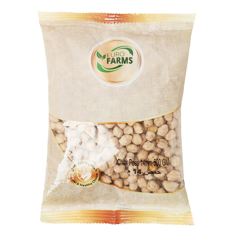

Euro Farms Chick Peas, 14mm, 500g