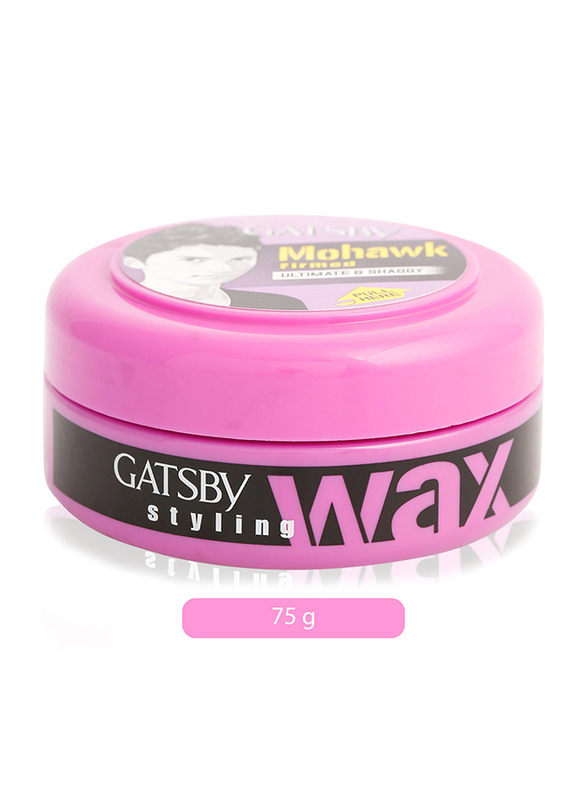 Gatsby Mohawk Style Hair Styling Wax Gel for All Hair Types, 75gm