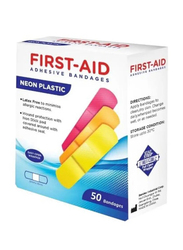 First Aid N Plastic Bandages, 50 Pieces, 19mmx76mm
