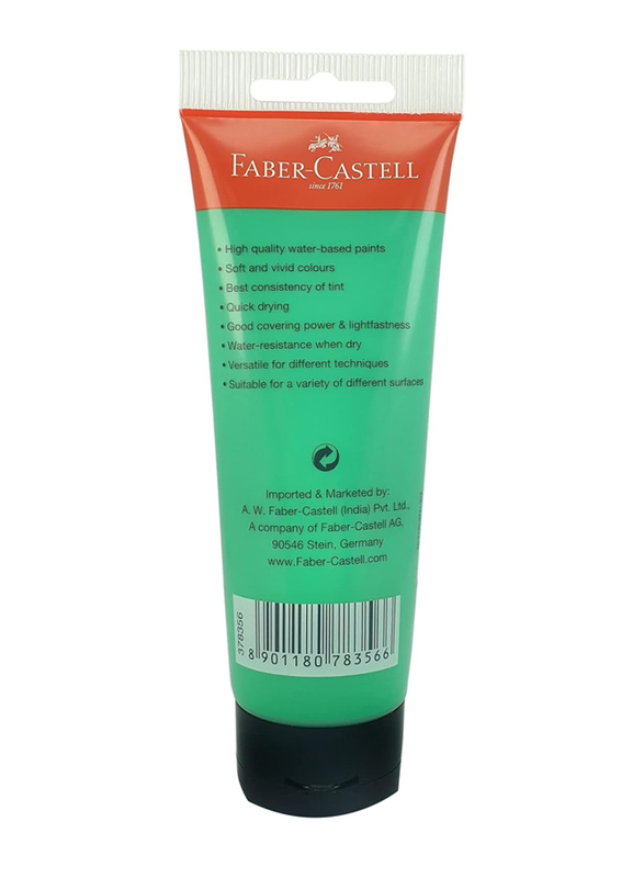 Faber-Castell Acrylic Colour Paint Tube, 120ml, Cobalt Green