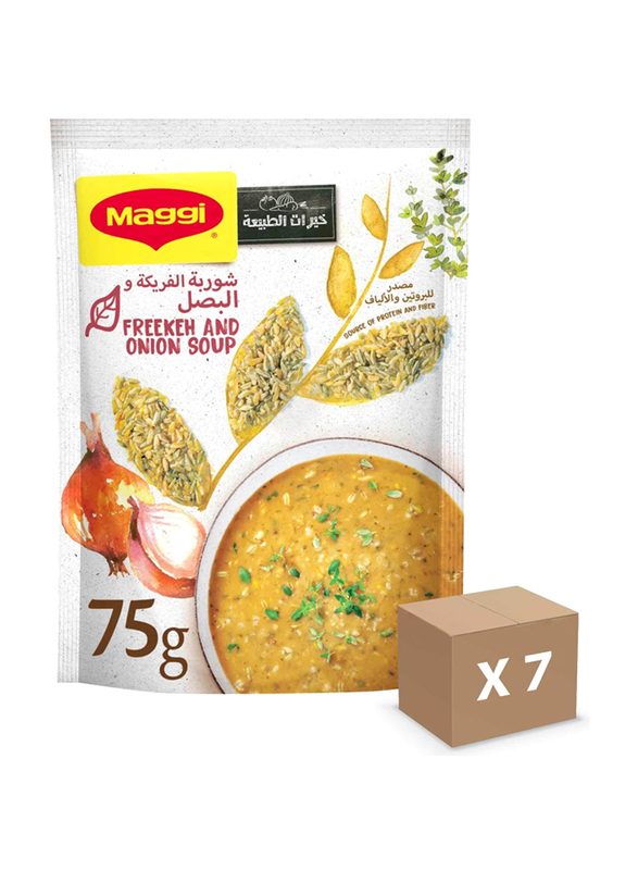 

Maggi Freekeh & Onion Soup, 7 x 75g