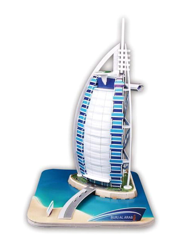 

Cubic Fun 3D Burjal Arab Puzzle, 44 Pieces, Multicolour