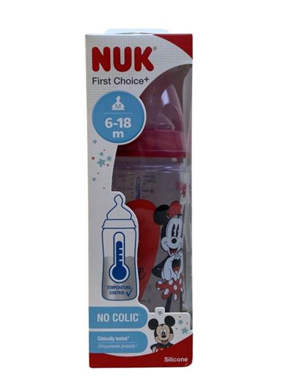 Nuk First Choice Bottle Polypropylene Disney Mickey, 300ml, Multicolour